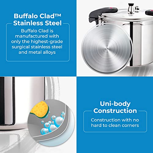 12 Quart Pressure Cooker Stainless Steel