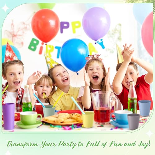 36 Pcs Kids Plastic Cups 8 oz Drinking Toddler Cups