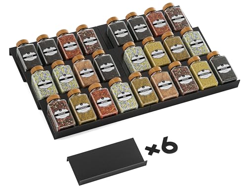 Spice Drawer Organizer (6 Count)