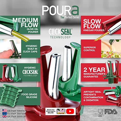 Airtight Oil and Vinegar Dispenser Spouts