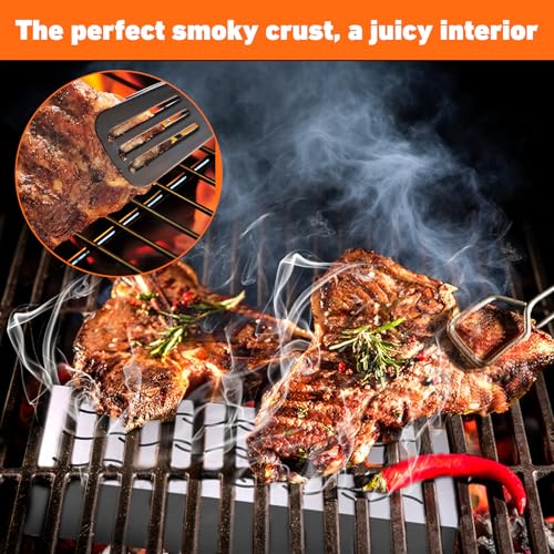 Wood Chip Smoker Box for Charcoal