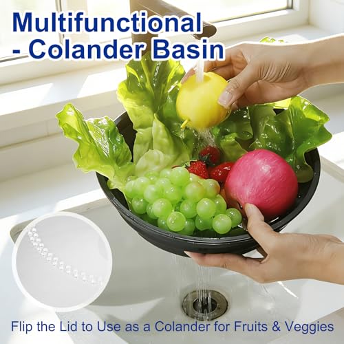 Microwave Splatter Cover for Food with Handle &Heat