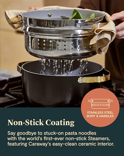 Small and Large Steamer Set with Handles (2 Count)