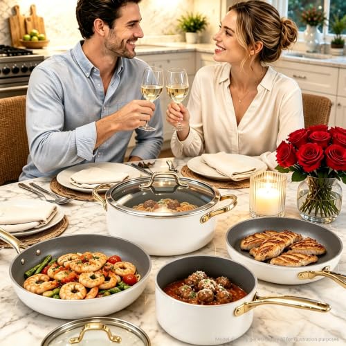 7 Piece Ceramic Cookware Set