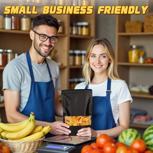 50 Pack Resealable Bags for Small Business