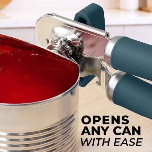 Stainless Steel Swing Open Manual Can Opener Comfortable Grip