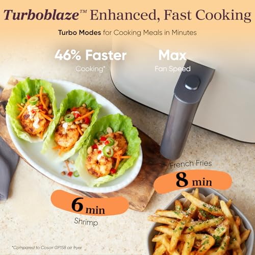 TurboBlaze Smart Air Fryer 6 Qt