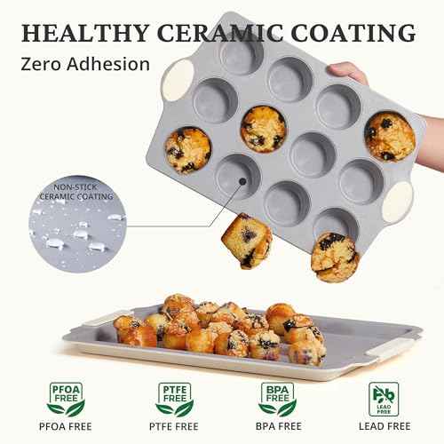 Ceramic Muffin Pan (2 Count)