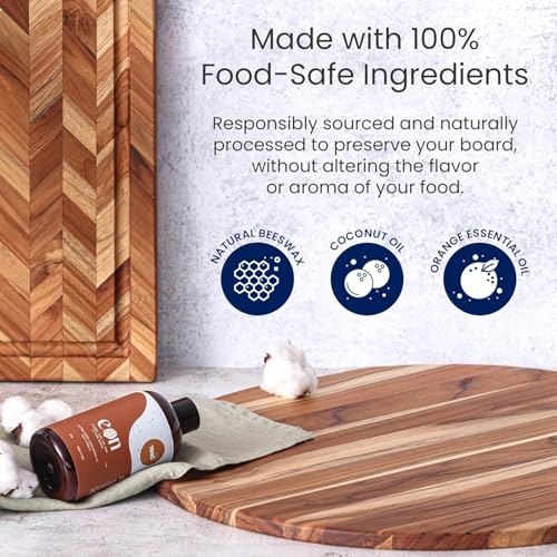 Carving Board and EON Cutting Board Oil Set