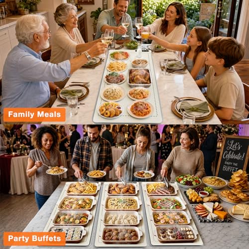 Extra Long Warming Mat for Food
