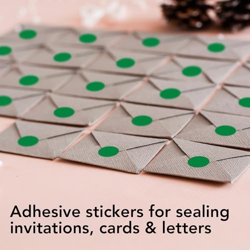 Green Round Circle Dot Sticker 1