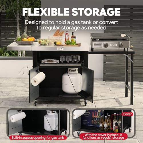 Outdoor Kitchen Island with Cabinet