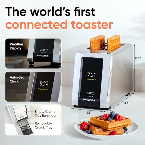 R180 Connect Touchscreen Smart Toaster with High