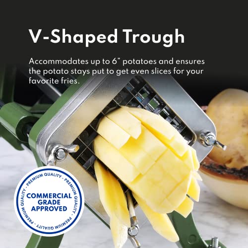 New Star Food Service 42313 Commercial Restaurant French Fry Cutter with Suction Feet