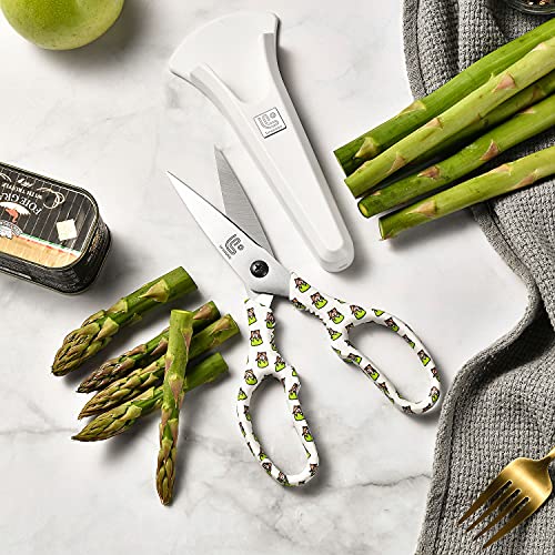 Kitchen Scissors Heavy Duty Kitchen Shears with Magnetic Holder Made with Japanese Steel 4034