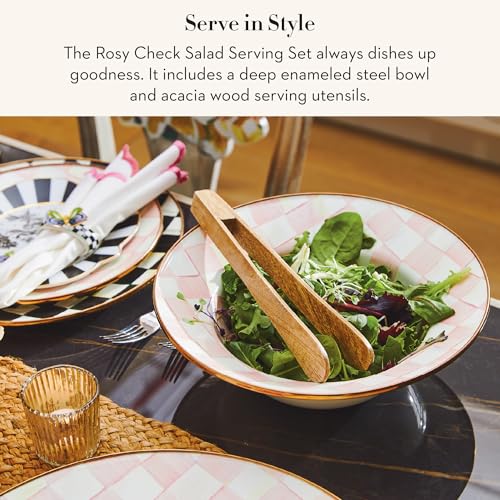 Enamel Salad Serving Set