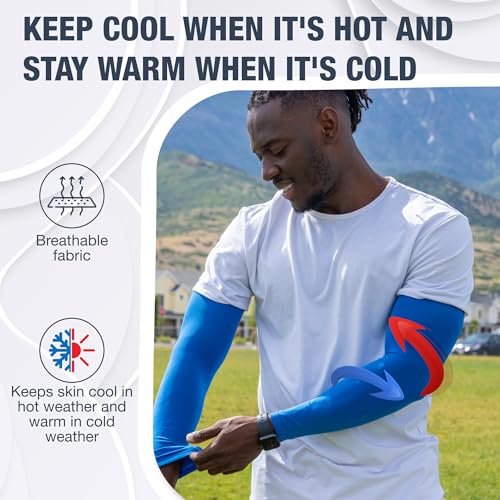 Non Slip Cooling Arm Sleeves for Men & Women