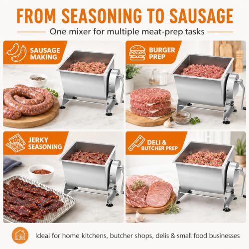 35 lb Manual Meat Mixer