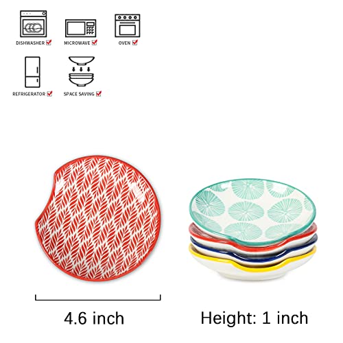 4.6 Inch Ceramic Spoon Rest for Stove Top