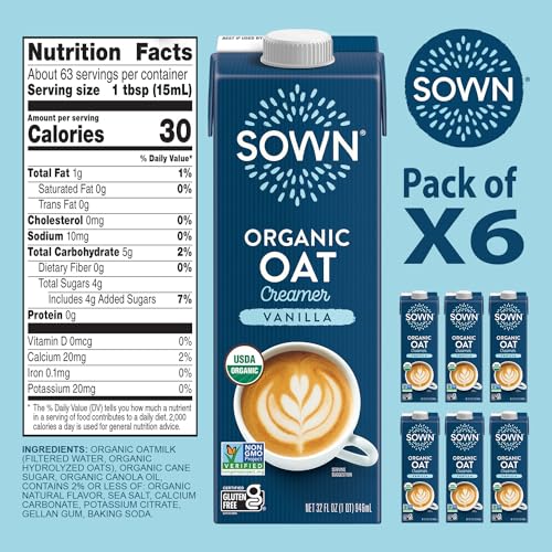 Organic Oat Creamer Vanilla (192 Fl Oz)