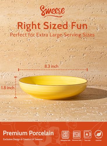 6 Pack Ceramic Pasta Bowls (30 Fl Oz)