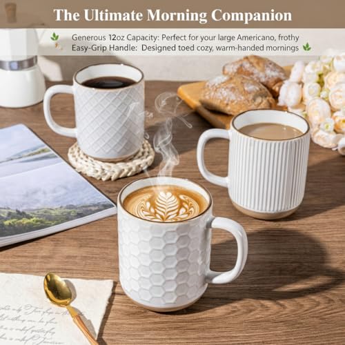 Coffee Mugs Set of 4 (4 Count)