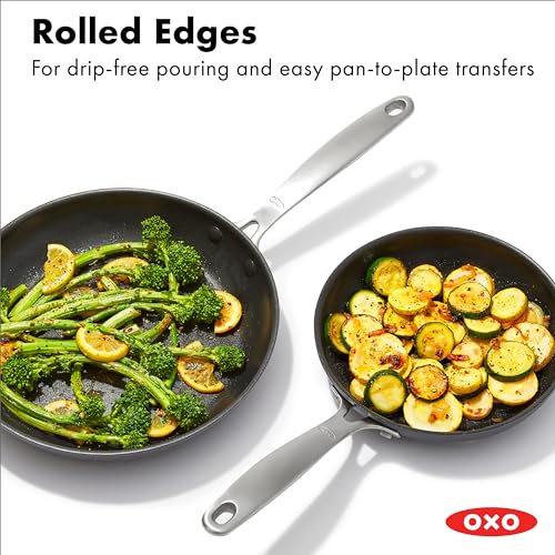 Enhanced 8" and 10" Frying Pan Skillet Set (2 Count)