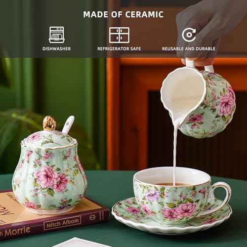 Ceramic Sugar and Creamer Set
