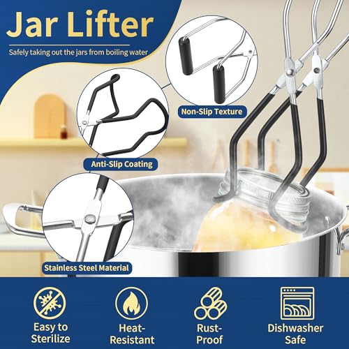 Canning Supplies Starter Kit with Canning Rack
