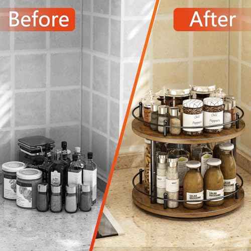 2 Tier Lazy Susan Organizer
