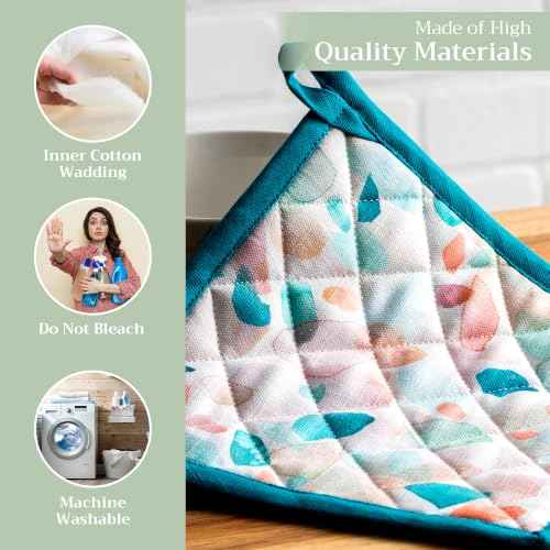 Pot Holders 100% Cotton Potholders (2 Count)
