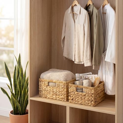 Wicker Baskets for Storage (2 Count)