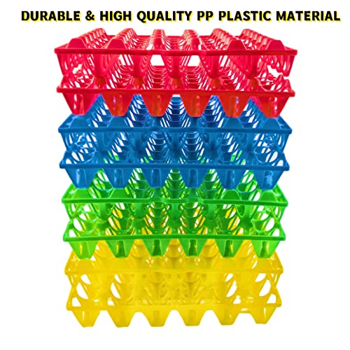 8 Pack Plastic Egg Tray Egg Crates 30 (8 Count)
