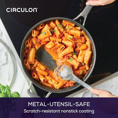 A1 Series Nonstick Induction Sauté Pan with Lid
