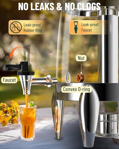 Beverage Dispenser With Stand