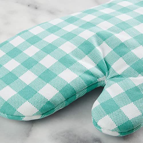 Gingham Oven Mitt 2