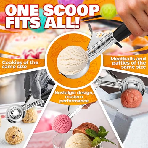 0.8 Oz Ice Cream Scoop with Trigger #40
