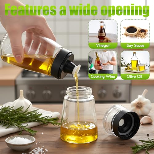 2 Pcs Oil and Vinegar Dispenser Set (2 Count)