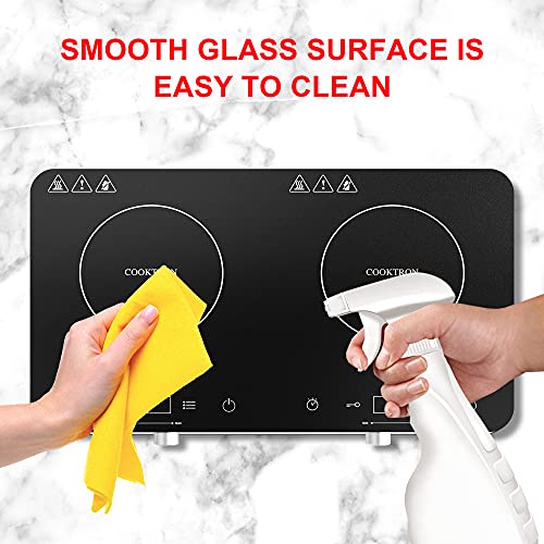 Portable Double Induction Cooktop