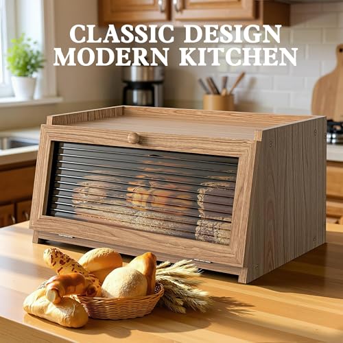Bread Box for Kitchen Countertop