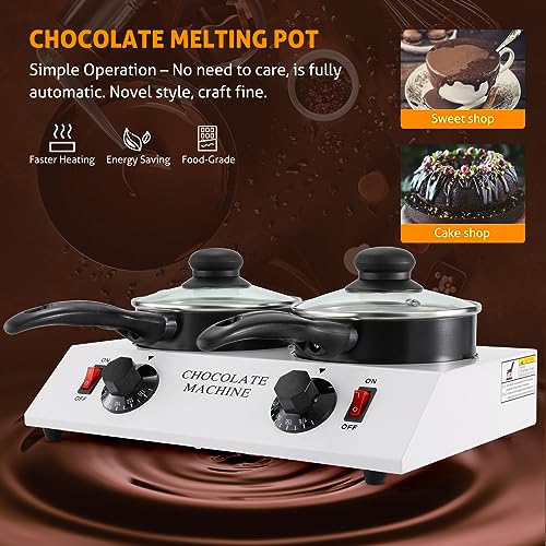 Chocolate Melting Pot Electric Chocolate Melter Warmer Dual