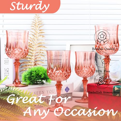 12Pack Plastic Wine Glasses (12 Count)