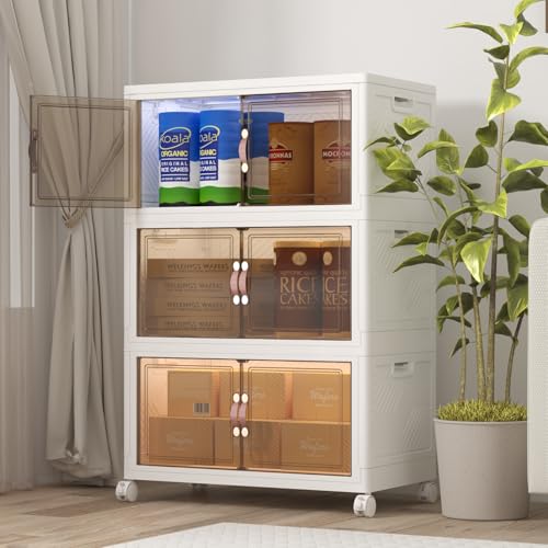 360QT Stackable Storage Bins with Lids (3 Count)