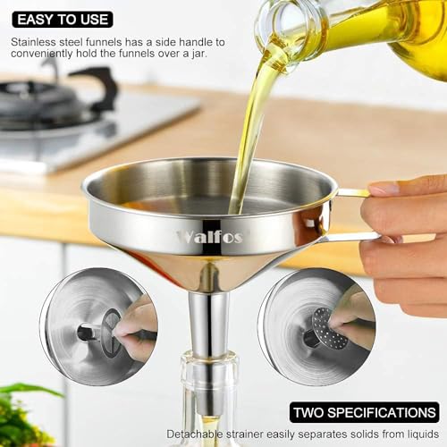 Stainless Steel Funnel (4 Count)