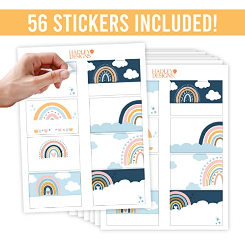 Self Adhesive Name Tags Sticker (56 Count)
