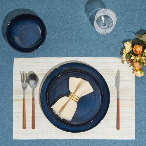 24 Pieces Dinnerware Set for 6 with Pasta Bowls