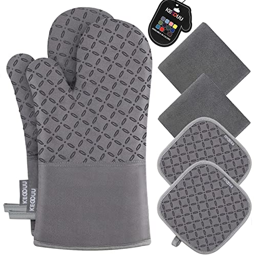 Oven Mitts and Pot Holders 6pcs Set