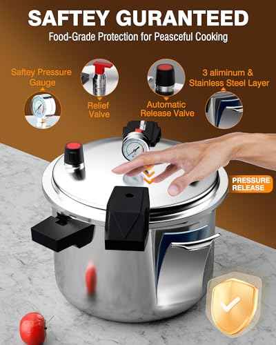 Aluminum Pressure Cooker 23Qt Pressure Canner