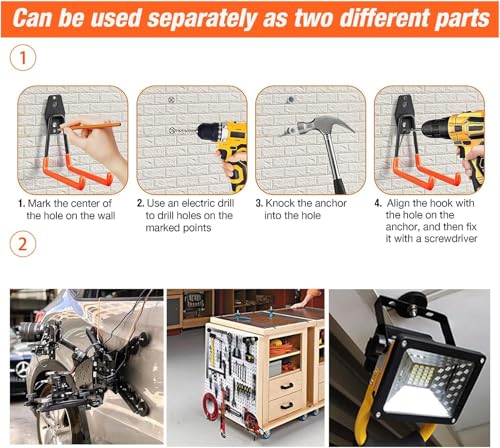 Strong Garage Magnetic Hooks Heavy Duty