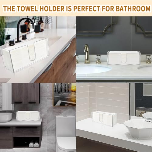 4 Pack Acrylic Paper Towel Holder (4 Count)